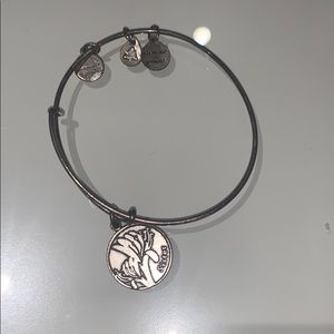 Alex and Ani Silver “Sister” Bracelet